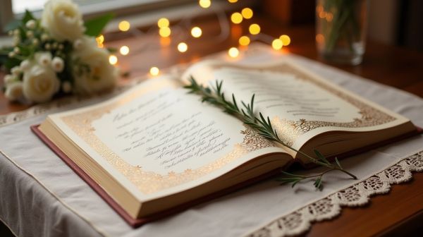 Offrez un souvenir inoubliable avec un livre d'or mariage